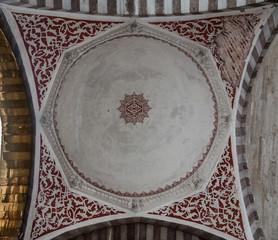 Mosque roof and wall ornament.