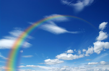  rainbow in the sky