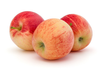 Red apple isolated on white background cutout
