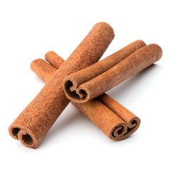 cinnamon stick spice isolated on white background closeup
