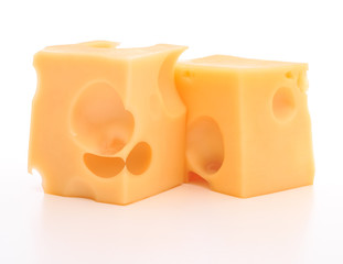 cheese isolated on white background cutout