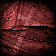 cross on abstract grunge background