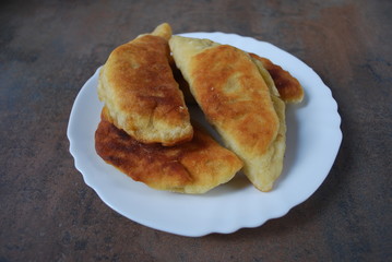 Meat pies. Homemade baking.