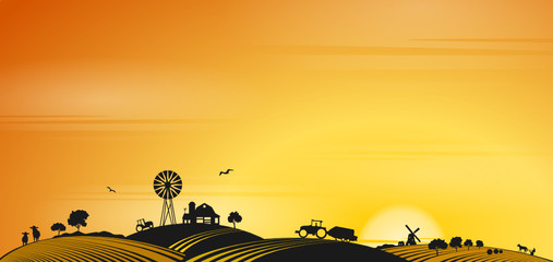 Landwirtschaft Ernte © SimpLine