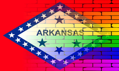 Rainbow Wall Arkansas