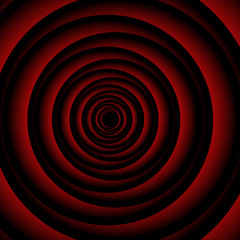 Artwork forming illusion of rose petal