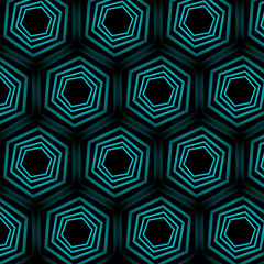 Turquoise optical illusion background