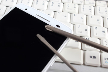 スマートフォンの修理