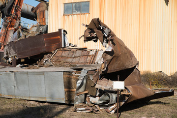 Recovery of scrap metal.