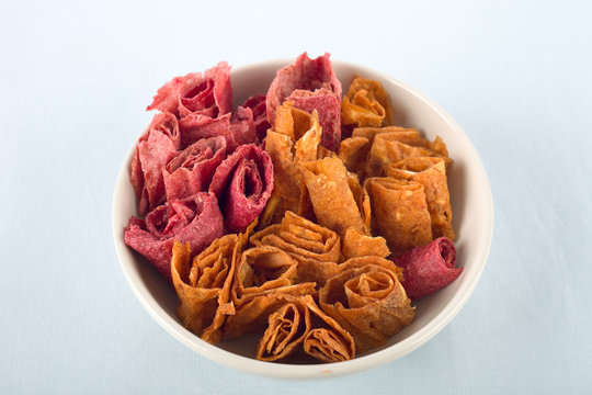 Fruchtleder, veganer Snack