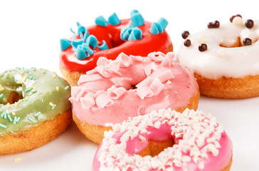 Colorful donuts