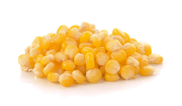 corn isolated on white background.
