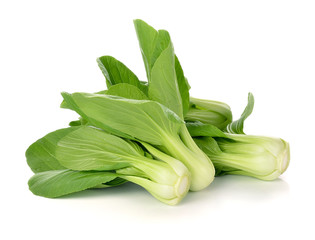 Obraz premium Bok choy (chinese cabbage) isolated on white