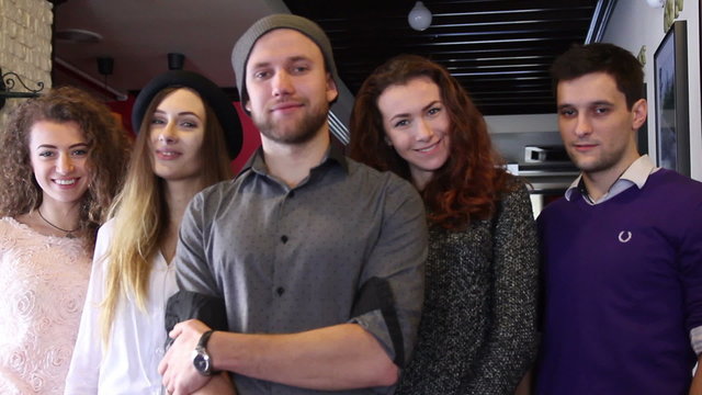 Team of young people 