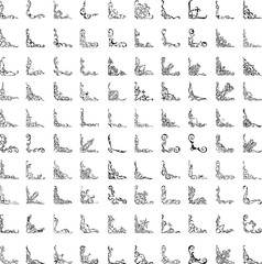 One hundred corner set