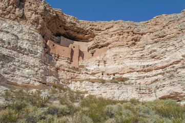 Montezuma's Castle Sinagua Indians native american dwelling