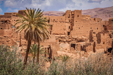 Tinerhir village near Georges Todra at Morocco