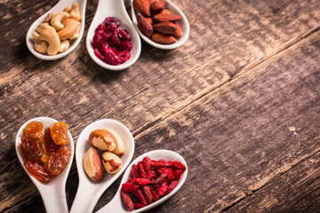 mix nuts seeds and dry fruits,healthy superfood,vegan food