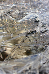 abstract frozen background of ice