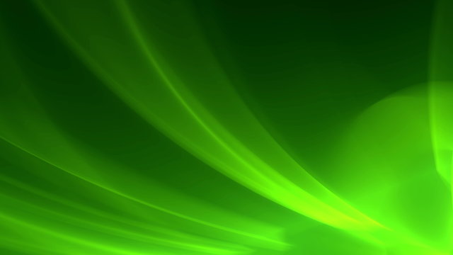 Abstract green motion background, shining lights, energy waves seamless loop.  Ultra High Definition 4K animation.