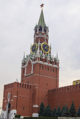 Fototapeta na wymiar Red Square the city of Moscow, the Kremlin 