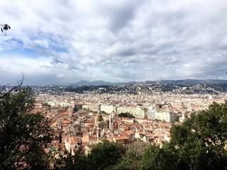 Obraz premium Nizza dal Parco del Castello