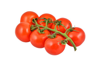 Tomato on white