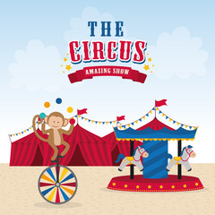 Circus icon design 