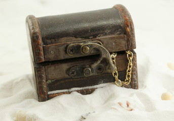 Treasure Chest in Sand