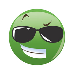 Fototapeta premium Cartoon face design 