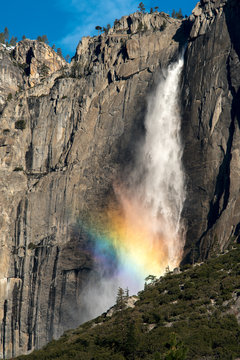 Rainbow at Yosemite Fall