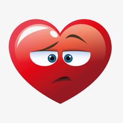Heart shape cartoon 