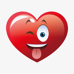 Heart shape cartoon 