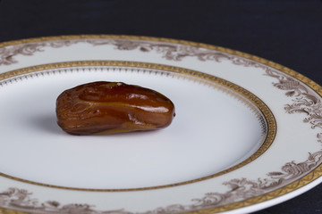 dried dates in a plate