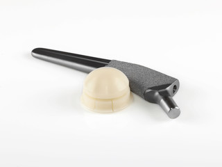 Titanium alloy hip joint replacement  or artificial hip