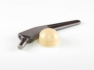 Titanium alloy hip joint replacement  or artificial hip