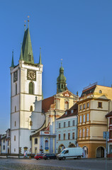 Fototapeta na wymiar Cathedral of St. Stephen,Letomerice, Czech republic