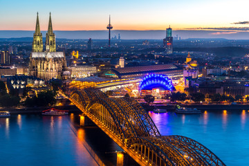 Cologne Cathedral aerial
