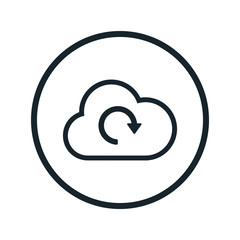 Fototapeta premium cloud storage icon