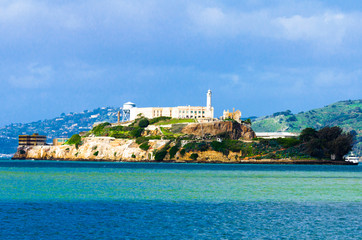 Alcatraz Island, San Francisco, California - obrazy, fototapety, plakaty
