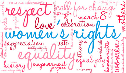 Women's Rights Word Cloud
