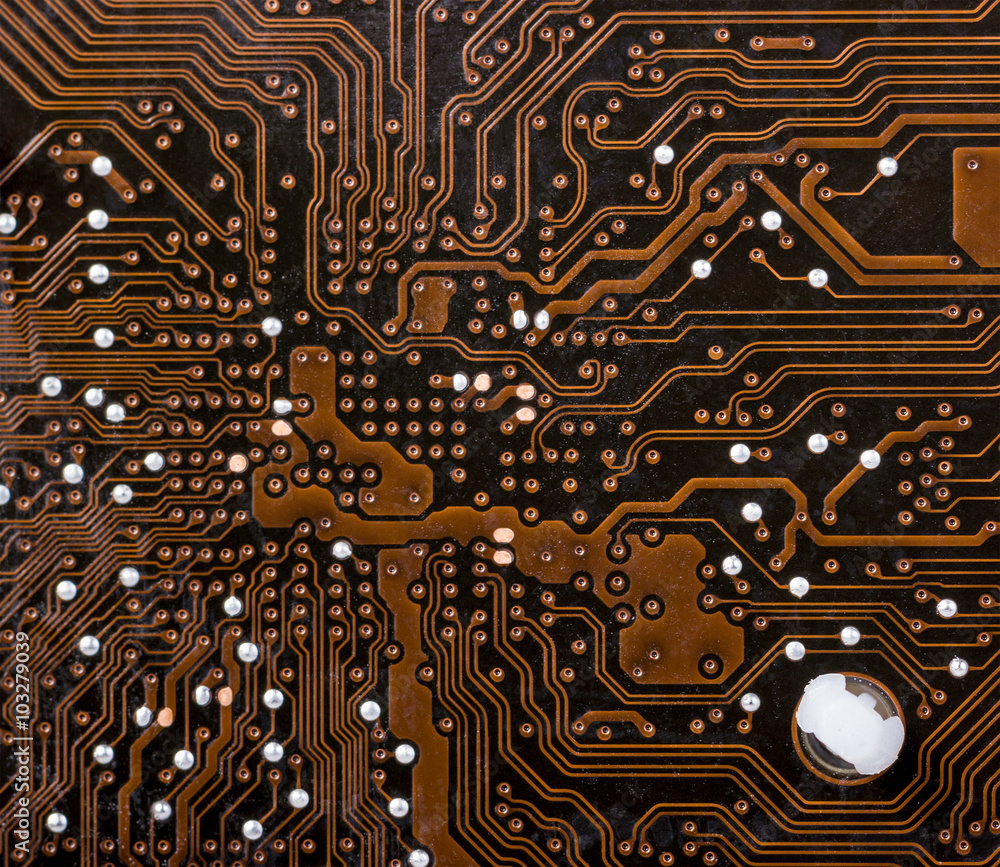 Poster electronic collection - computer circuit board