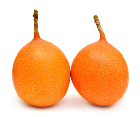 Two passion fruit