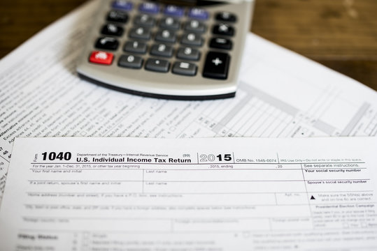 2015 US Income Tax Filing, Return