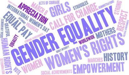 Gender Equality Word Cloud