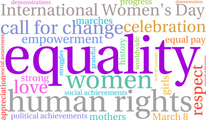 Equality Word Cloud