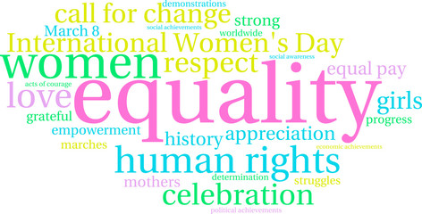 Equality Word Cloud