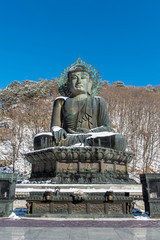 Big Buddha Monument of Sinheungsa Temple in Seoraksan National P