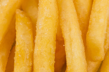 Fried potatoes closeup