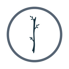 Fototapeta premium Tree branch icon